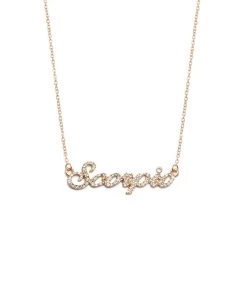 Fashion Nova The Zodiac 'Scorpio' Necklace - Gold