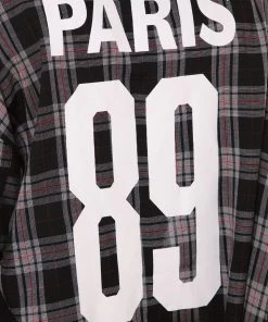 Fashion Nova Paris Plaid Maxi Top - Black/White