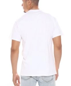 Fashion Nova Peace And Love Short Sleeve Tee - White New Today