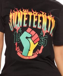 Mysite Teddies & Babydolls Freedom Day Tee - Black