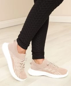 Fashion Nova Heating Up Sneakers - Mauve