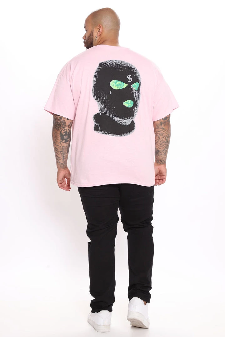 Fashion Nova Dirty Money Short Sleeve Tee - Pink Coming Soon