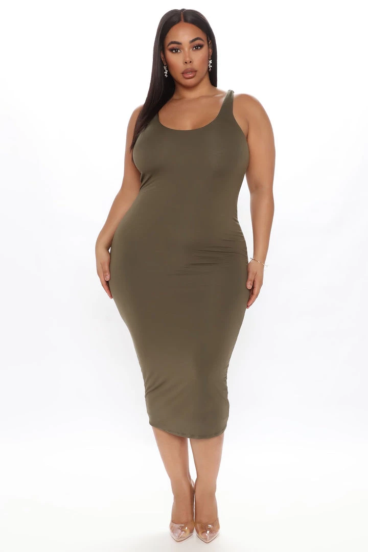 Fashion Nob DRESSES Your Needs Met Dress - Olive 7 Fashion Nob DRESSES Your Needs Met Dress - Olive