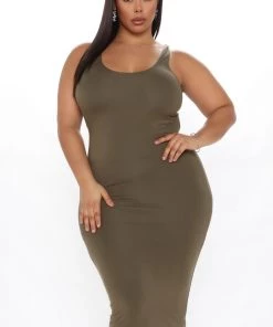 Fashion Nob DRESSES Your Needs Met Dress - Olive 15 Fashion Nob DRESSES Your Needs Met Dress - Olive