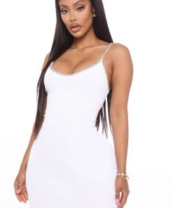 FashionNob Bling It Out Mini Dress - White Influencer Looks 14 FashionNob Bling It Out Mini Dress - White Influencer Looks