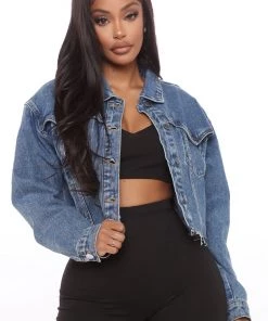 Fashion Nob Classic On Classic Denim Jacket - Medium Blue Wash