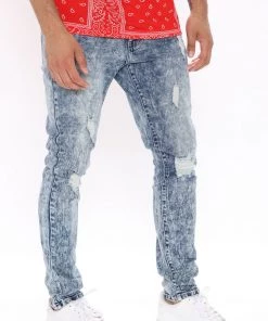 Fashion Nova Westside State Of Mind Skinny Jean - Light Wash