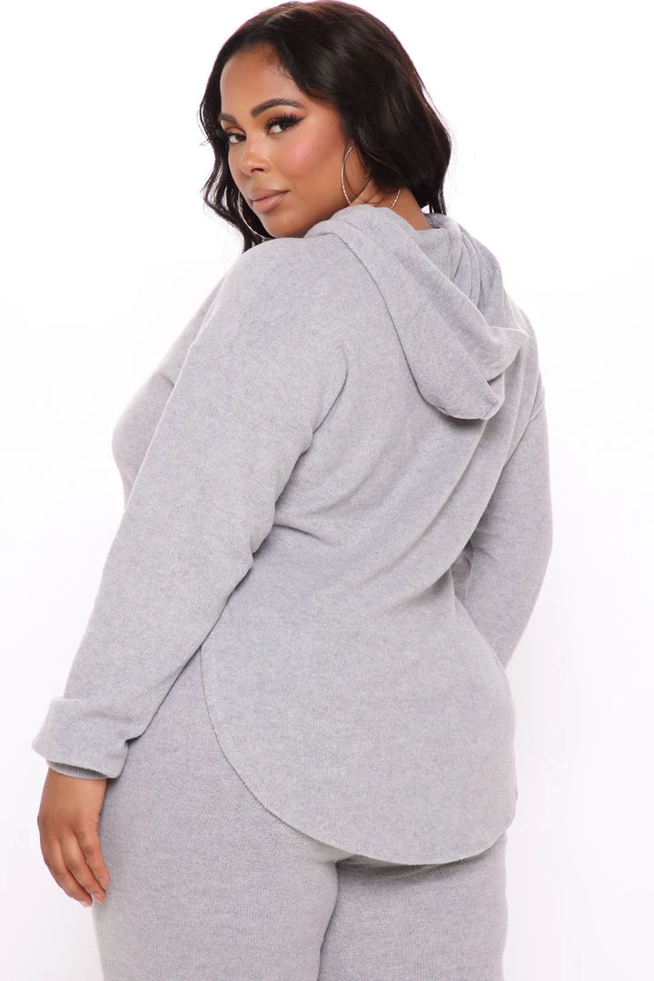 Fashion Nova SETS Cutting Corners Legging Set - H.Grey