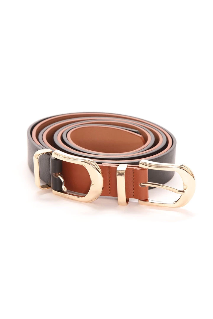 FashionNob Teddies & Babydolls Back To Basic Belt Set - Black/Tan 2 FashionNob Teddies & Babydolls Back To Basic Belt Set - Black/Tan