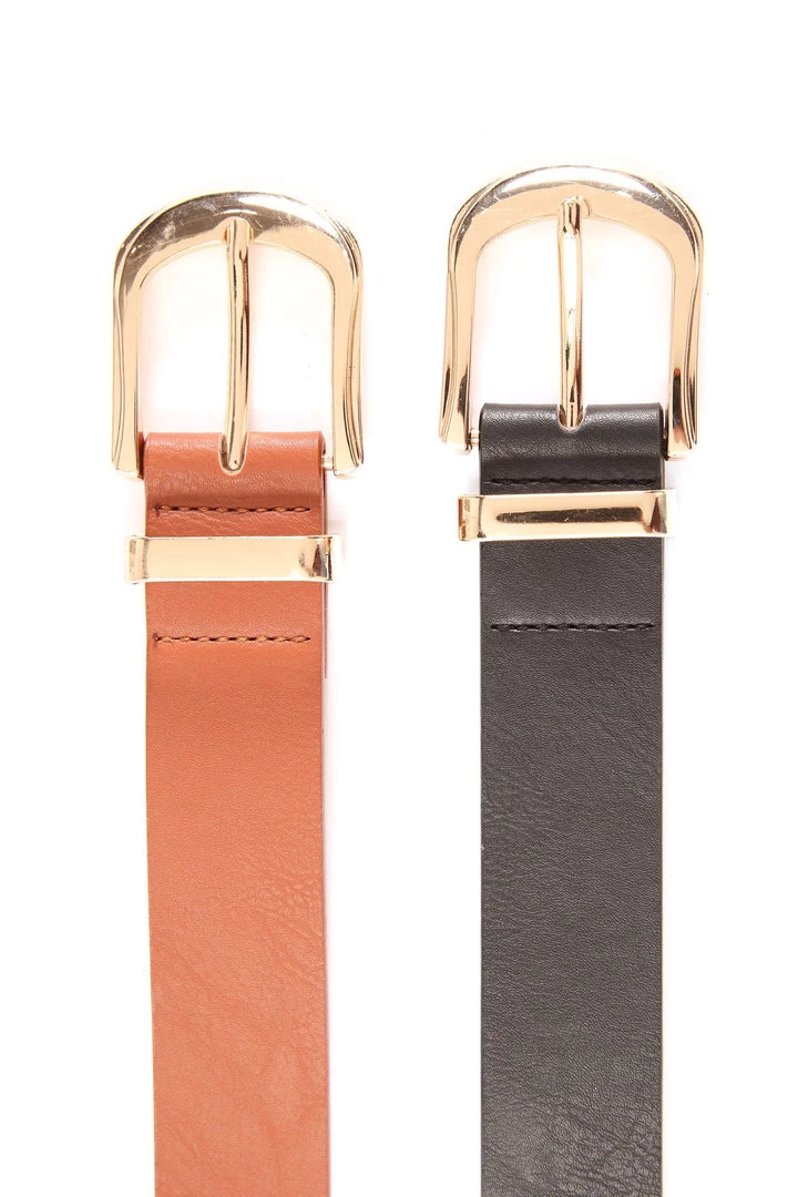 FashionNob Teddies & Babydolls Back To Basic Belt Set - Black/Tan 3 FashionNob Teddies & Babydolls Back To Basic Belt Set - Black/Tan