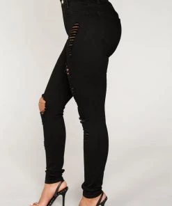 Mysite Hannah Skinny Jeans - Black 15 Mysite Hannah Skinny Jeans - Black