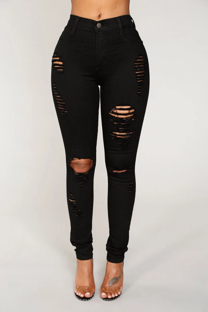 Mysite Hannah Skinny Jeans - Black 1 Mysite Hannah Skinny Jeans - Black