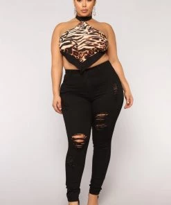 Mysite Hannah Skinny Jeans - Black 18 Mysite Hannah Skinny Jeans - Black