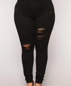 Mysite Hannah Skinny Jeans - Black 19 Mysite Hannah Skinny Jeans - Black