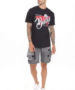 Mysite New Today Stunt 101 Cargo Short - Charcoal