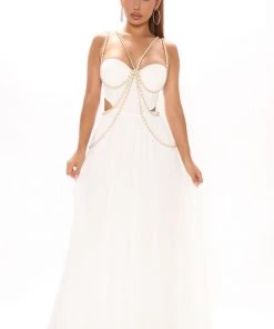 Fashion Nova Bridal Shop Karina Maxi Dress - White