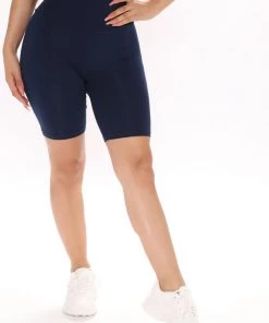 Mysite New Today My Favorite Biker Short - Navy