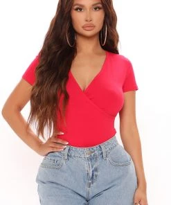 Fashion Nova Teddies & Babydolls Gwen II Bodysuit - Red 7 Fashion Nova Teddies & Babydolls Gwen II Bodysuit - Red