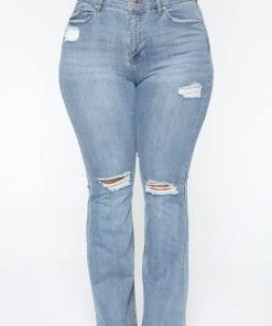 Fashion Nova Influencer Looks I'll See Ya There Flare Jeans - Medium Blue Wash