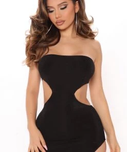Fashion Nova I Want It That Way Maxi Dress - Black DRESSES