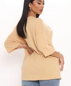 Fashion Nova Teddies & Babydolls Girl Gang Teddy Tunic Top - Khaki 11 Fashion Nova Teddies & Babydolls Girl Gang Teddy Tunic Top - Khaki