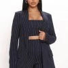 Fashion Nob Influencer Looks Dahlia Blazer - Navy/combo