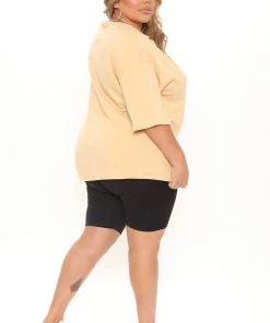 Fashion Nova Teddies & Babydolls Girl Gang Teddy Tunic Top - Khaki 16 Fashion Nova Teddies & Babydolls Girl Gang Teddy Tunic Top - Khaki