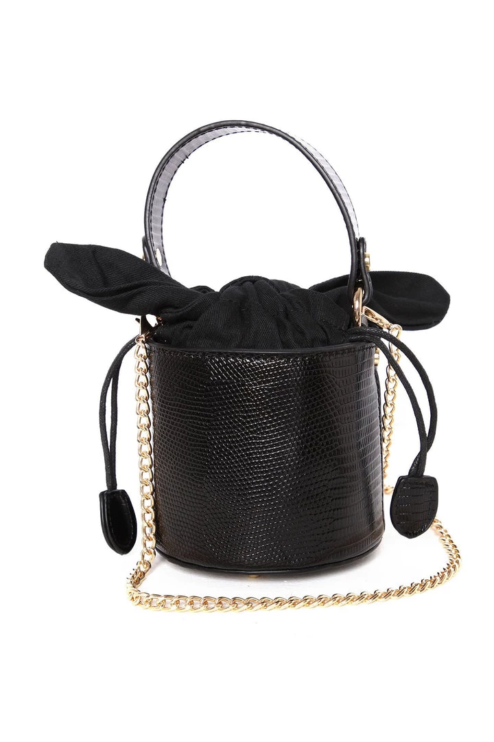 Fashion Nova Slide Into My Life Mini Bucket Bag - Black 1 Fashion Nova Slide Into My Life Mini Bucket Bag - Black