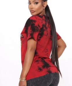 Fashion Nova Marvel Comics Tie Dye Top - Red/Black New Today 8 Fashion Nova Marvel Comics Tie Dye Top - Red/Black New Today