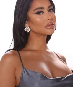 Fashion Nova Make A Move Earrings - Gold Teddies & Babydolls