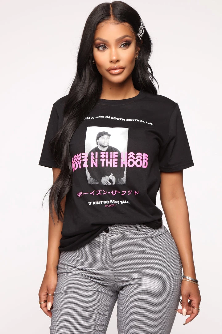 Fashion Nova Teddies & Babydolls It Ain't No Fairy Tale Tee - Black 1 Fashion Nova Teddies & Babydolls It Ain't No Fairy Tale Tee - Black