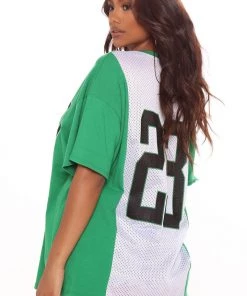 FashionNob Chicago Tunic Top - Kelly Green Teddies & Babydolls