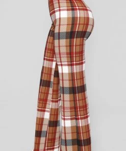 Fashion Nova New Today Jahia Flare Pants - Brown