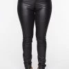Fashion Nova Coated With Love Skinny Pants - Black Best Sellers