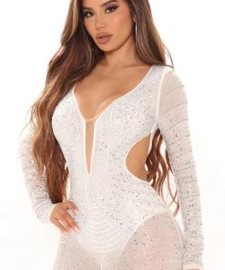 Fashion Nova Once Upon A Time Maxi Dress - White DRESSES