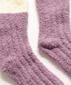 Fashion Nova Essential Fuzzy Socks - Purple Teddies & Babydolls