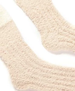 Fashion Nova Teddies & Babydolls Essential Fuzzy Socks - Cream