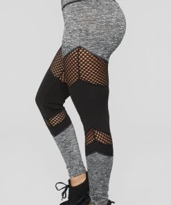 Fashion Nova Jet Setter Krysten Active Leggings - Grey