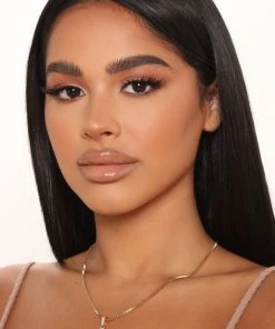 Fashion Nova Devoted Love Cross Necklace - Gold