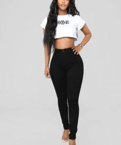 Mysite Get You Alone Skinny Jeans - Black
