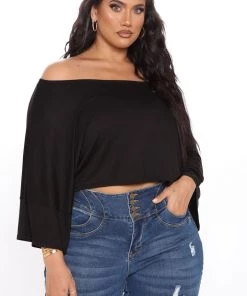 Fashion Nova Let's Get Physical Off Shoulder Top - Black Teddies & Babydolls 9 Fashion Nova Let's Get Physical Off Shoulder Top - Black Teddies & Babydolls