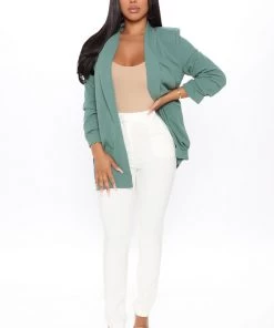 Fashion Nob The Celine Blazer - Sage
