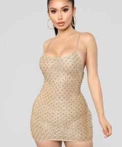 Fashion Nob Influencer Looks Roxi Dress - Gold