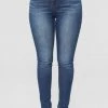 Fashion Nova New Today Jessica Skinny Jeans - Dark Denim
