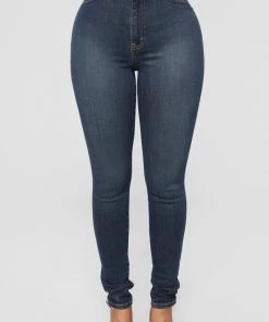 Mysite Dare Devil High Rise Skinny Jeans - Dark Wash