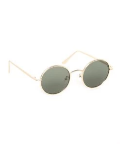 Mysite New Today Stabler Sunglasses - Gold