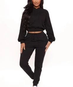 Fashion Nova New Today Latest And Greatest French Terry II Hoodie - Black