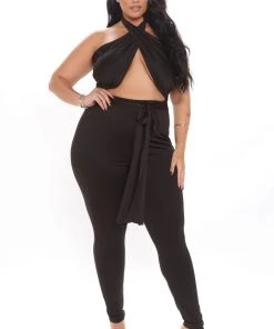 FashionNob Influencer Looks Bad Intentions Jumpsuit - Black