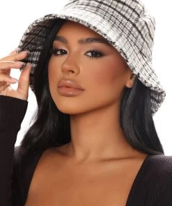 FashionNob Caught Feelings Bucket Hat - Black Best Sellers 8 FashionNob Caught Feelings Bucket Hat - Black Best Sellers