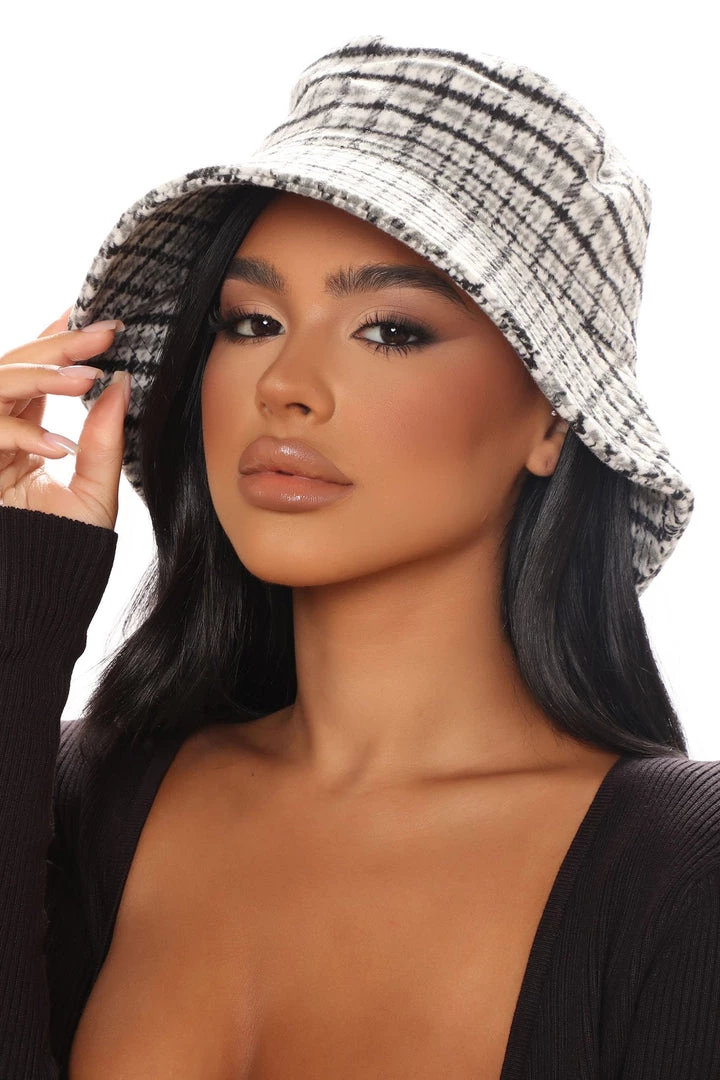 FashionNob Caught Feelings Bucket Hat - Black Best Sellers 3 FashionNob Caught Feelings Bucket Hat - Black Best Sellers